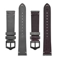 thumbnail image 3 of BISONSTRAP Men's Watch Bands, Hand-Stitched Leather Watch Straps, Quick Release, 20mm, Grey with Black Buckle, 3 of 6