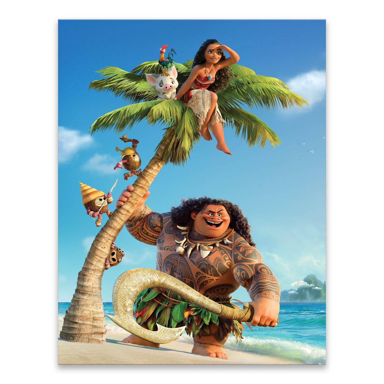 Artissimo Designs Moana Group in Tree Prined Canvas - 6.5W x 8.5H