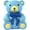 Blue, variant on Anniversary House Teddy Bear Cake Topper