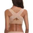 thumbnail image 6 of FANNYC Posture Corrector Brace Women Chest Breast Support Belt Back Posture Corrector Shapewear-Anti-Sagging-Gathering- Lifting,Black/ Beige, 6 of 8