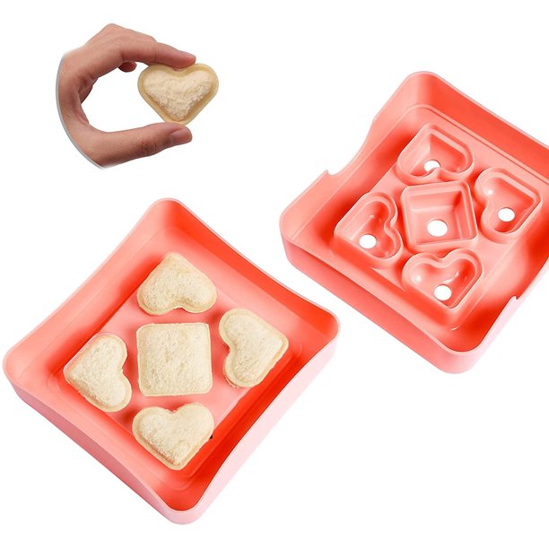 Mini Sandwich Cutter and Sealant, Decruster DIY Pocket Sandwich, for
