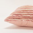 thumbnail image 2 of Rizzy Home Throw Pillow T16419 Pearls Banded Rows 12" x 12" Square, Cover Only, 2 of 2