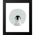 thumbnail image 2 of Straatsma, Leah 20x24 Black Modern Framed Museum Art Print Titled - Baby Penguin Circle, 2 of 5