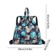 thumbnail image 3 of Mochila con Cordón, Bolsa Común con Cordón, Bolsa de Almacenamiento Plegable, Bolsa Deportiva para Fitness, Mochila de Viaje con Bolsillo con Cordón., 3 of 6