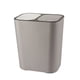 thumbnail image 1 of Cateissary Cestas de papel para cocina y oficina: solución práctica para organizar el espacio de trabajo, cubos de basura con separación de Suministros de limpieza para el hogar gris, 1 of 6