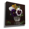 thumbnail image 2 of Epic Graffiti 'Four Pansies' by Christopher Pierce, Canvas Wall Art, 12"x12", 2 of 8