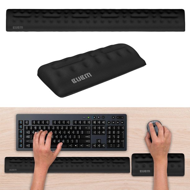 Keyboard Wrist Rest With Mouse Pad Ergonomic Memory Foam Hand Palm Rest Anti Slip Wrist Support For Office Computer Laptop Walmart Com Walmart Com