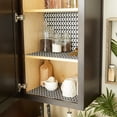 thumbnail image 4 of Black Herringbone Fabric Shelf Liner 12x10 (Set of 2), 4 of 4
