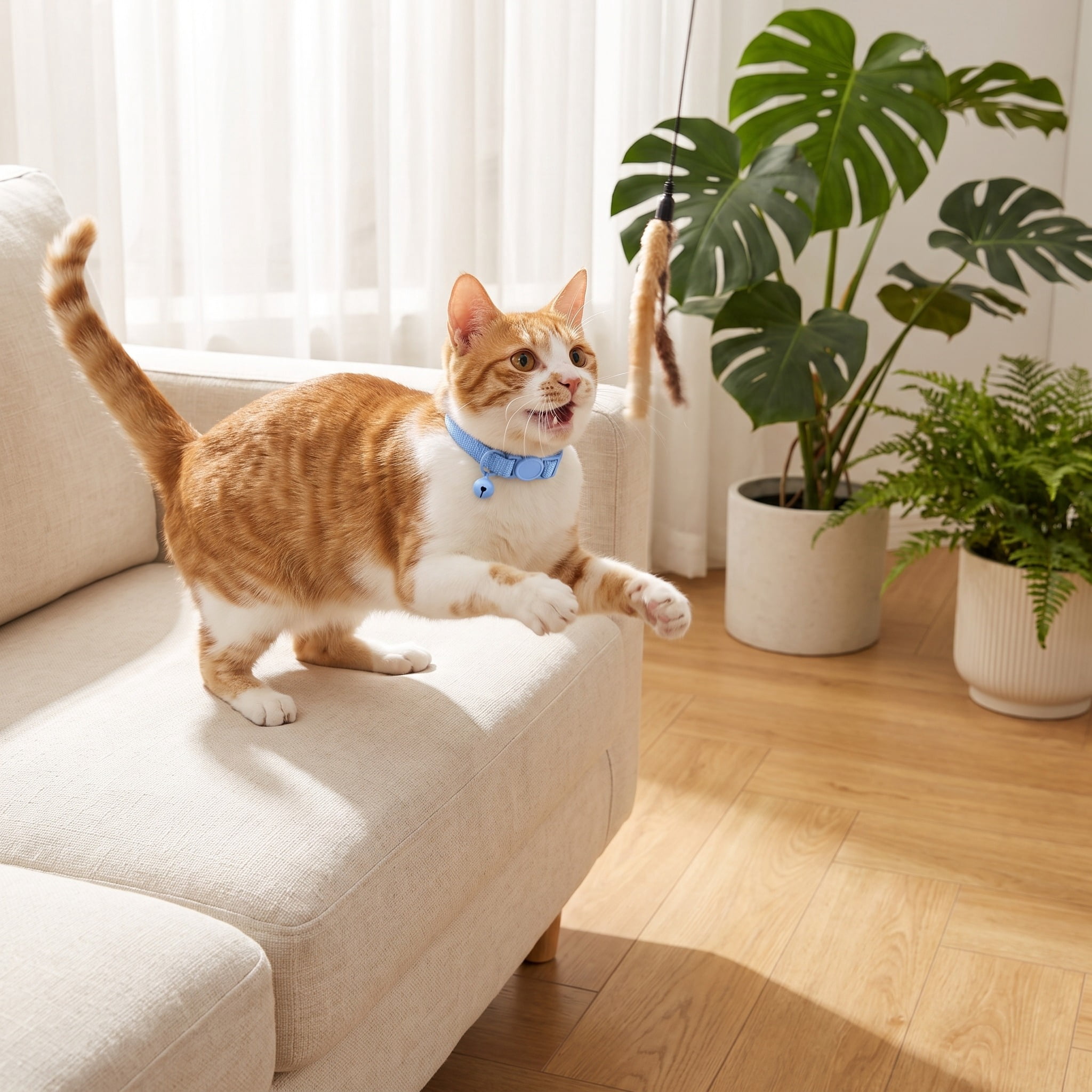 Vibrant Life Break-Away Adjustable Cat Collar, Blue