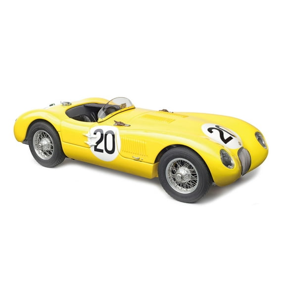 Jaguar C-Type #20 R. Laurent, C. de Tornaco 24H of Le Mans France (1953) Ltd Ed 1,000 pcs 1/18 Diecast Model by CMC