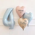 thumbnail image 4 of 40 Inch Blue Number 4 Digit Helium Balloons,Foil Mylar Big Number Balloons for 4th 14 Birthday Wedding Bachelorette Birthday Bridal Shower Graduation Anniversary Celebration (Light Blue 4), 4 of 14