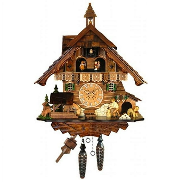 ENGS 483QMT Engstler Battery-operated Cuckoo Clock - Full Size