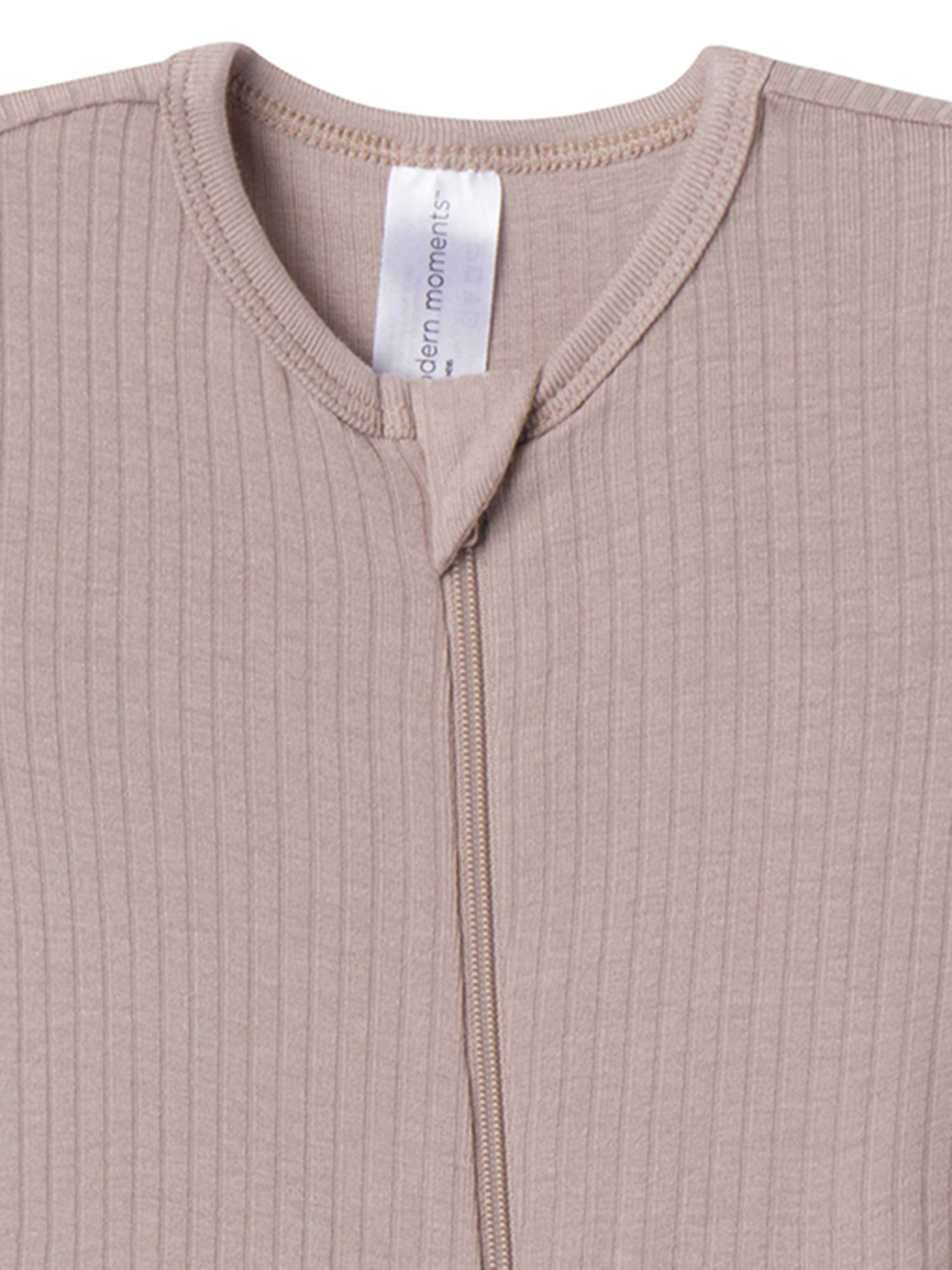 Modern Moments by Gerber Baby Neutral Super Soft Viscose Sleep N´Play With Mitten Cuff, Sizes Newborn - 6/9 Months