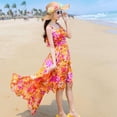 thumbnail image 4 of Sombrero de playa plegable y flexible de ala ancha de paja para mujer y niña caqui, 4 of 9