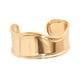 thumbnail image 4 of Brazalete grueso pulsera Irregular Salvador dorado 6 cm, 4 of 10
