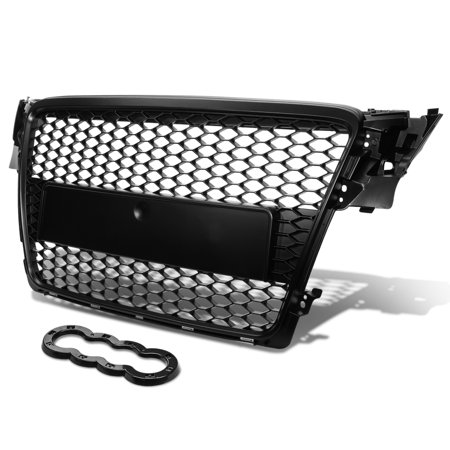 - Audi A4 Quattro ABS Plastic Honeycomb Mesh Style Front Grille (Black) - B8 Typ 8K