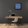 thumbnail image 4 of Wilson, Aimee 20x20 Black Modern Framed Museum Art Print Titled - Dark Indigo Speckles, 4 of 5
