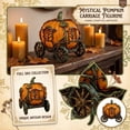 thumbnail image 2 of Izexuh Pumpkin Carriage Resin Figurine, Halloween Table Decor, 3D Vintage Hand Painted Ornament with Intricate Vine Details for Mantel Shelf Party and Halloween Scene Display, 2 of 8
