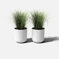 thumbnail image 5 of Veradek Mason Series Kona 20" Plastic-Stone Planter 2-Pack White, 5 of 8