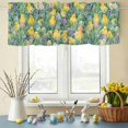 thumbnail image 6 of Valances for Windows Watercolor Chicken Easter Eggs Rod Pocket Short Curtain for Bathroom Living Room Bedroom Spring Flowers Grasses 1 Panel 42x12in, 6 of 9