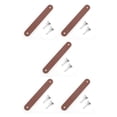 thumbnail image 2 of Billuyoard Tirador de cuero para armario Tiradores para muebles Tiradores para puertas Cocina Marrón Type2 NO2, 2 of 6