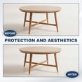 thumbnail image 4 of Uxcell 2 Pcs Cubierta de Pie de Muebles de Latón, 1.06 x 1.18 x 0.79 Pulgadas, Cubiertas de Patas de Muebles Cuadradas Doradas para Proteger el Suelo de Sillas, Mesas, Sofás, Camas, 4 of 6