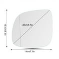 thumbnail image 3 of mmirethe Easy To Install Left Passenger Side Mirror Glass For Ama-Rok 10-19 With Heated Convex Base Durable Right Driver Side, 3 of 6