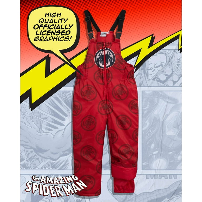 Marvel Kids Snowsuit Set 2 Piece Gwen Spidey and Miles Hooded Ski Jacket and Snow Bib 2T 7 Walmart