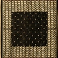thumbnail image 1 of Ahgly Company Indoor Square Abstract Brown Modern Area Rugs, 8' Square, 1 of 4