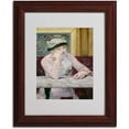 thumbnail image 2 of Trademark Fine Art "Plum Brandy 1877" Canvas Art by Edouard Manet, Wood Frame, 2 of 3