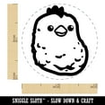 thumbnail image 2 of Cute Chicken Nugget Self-Inking Rubber Stamp Ink Stamper - UV Ink - Mini 1/2 Inch, 2 of 7