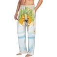 thumbnail image 2 of Balery Corgi In The Shower Cap Bathing print Men's Pajama Pants,Ultra Lightweight Pjs,Lounge Pant-Small, 2 of 9