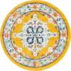 thumbnail image 5 of Unique Loom Parker Collection Area Rug - Merakli (3' 3" Round Yellow/Brown), 5 of 5