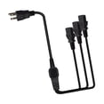 thumbnail image 4 of Cable de alimentación de 5-15P IEC320 C13, Cable de conversión divisor duradero para ordenador, s, hervidores eléctricos, estéreos Baoblaze cable de alimentación, 4 of 8