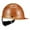 Natural Tan, variant on MSA 475405 Large Skullgard Cap Style Safety Hard Hat with Fas-Trac III Ratchet Suspension Non-slotted Cap, Made of Phenolic Resin, Radiant Heat Loads up to 350F - Large Size in Natural Tan