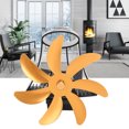 thumbnail image 4 of 7 Blade Heat Powered Stove Fan, Aluminium Alloy Pipe Fireplace Fan  For Home, 4 of 7