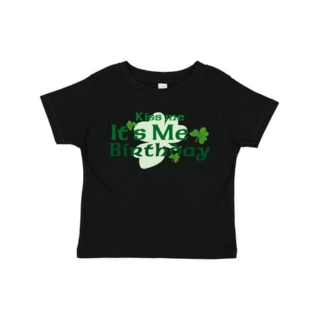 

Inktastic Kiss Me Irish Birthday Gift Toddler Boy or Toddler Girl T-Shirt