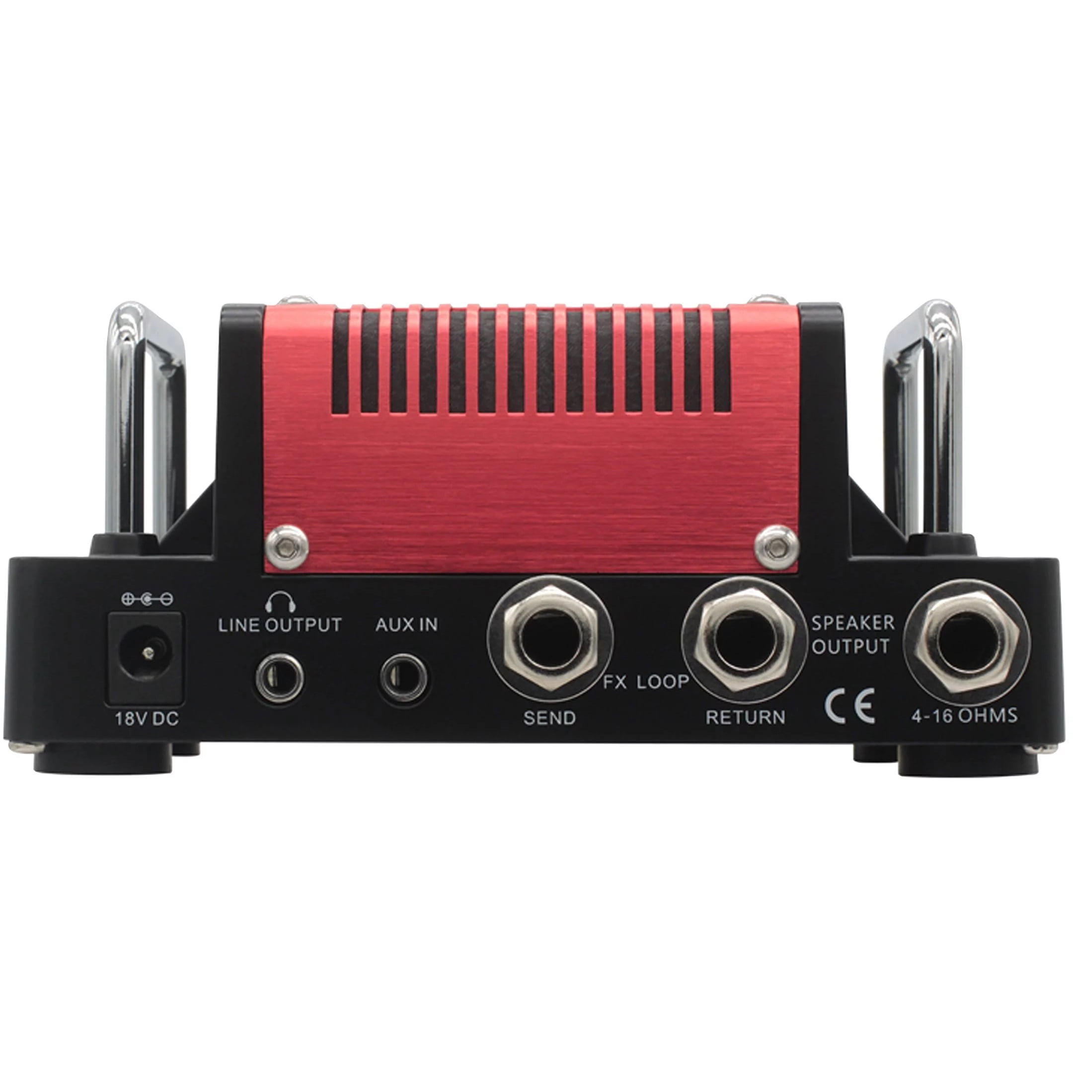 Hotone Nano Legacy Heart Attack Portable Guitar Amplifier Head - Red