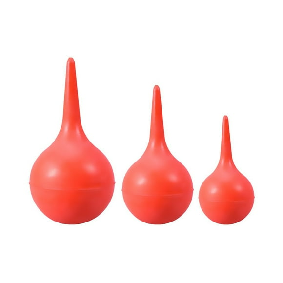 Washing 3Pcs Squeeze Bulb Ear Syringe Ear Washing Squeeze Syringe Ear Wash Bulb Ball Nose Cleaner Sucker