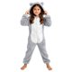 thumbnail image 1 of Mono de manga larga con capucha para niñas, pijama informal de invierno cálido, ropa de dormir para mujer, pantalones de terciopelo ártico de doble cara, 1 of 6
