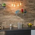 thumbnail image 2 of Aspect Peel and Stick Wood 6.5in x 24in Panel (5 pack - Approx. 5 sq ft, Weathered Barn), 2 of 3
