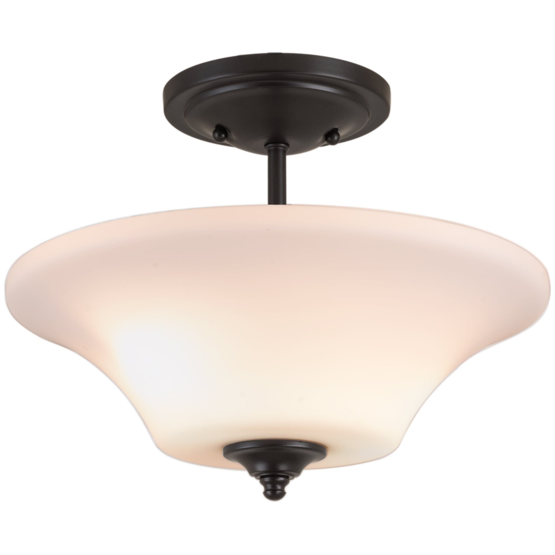 Revel Beaumont 13" 2Light Modern Transitional Semi Flush Mount Ceiling