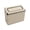 Beige, variant on 2pcs Portable Hanging Car Garbage Can, Universal Car Trash Can With Lid, Cute Small Car Organizer For Car Office Home