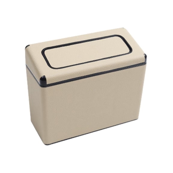 2pcs Portable Hanging Car Garbage Can, Universal Car Trash Can With Lid, Cute Small Car Organizer For Car Office Home
