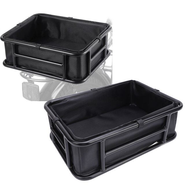 Cesta Trasera Para Bicicleta, Cesta Trasera Para Bicicleta Con Soporte De Carga Fuerte Con Red De Carga Para Ir De Compras