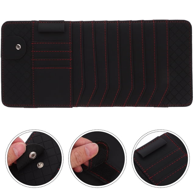 FENGGUIQU Accesorio Interior Para Auto Organizador De En Negro Con Elegante