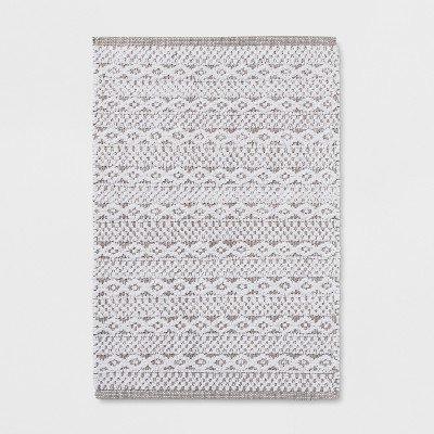 Chenille Bath Mat Fresh White - Threshold