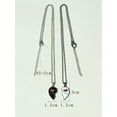 thumbnail image 4 of QQTDFG 2pcs Couple Slogan Graphic Heart Pendant Necklace for Couples Friendship-default, 4 of 6