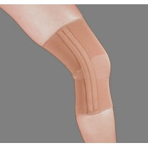 Alpha Medical Dual Stay Compression Knee Brace - Elastic Knee Support for Enhanced Stabilization and Pain Relief (XX-Large Beige)