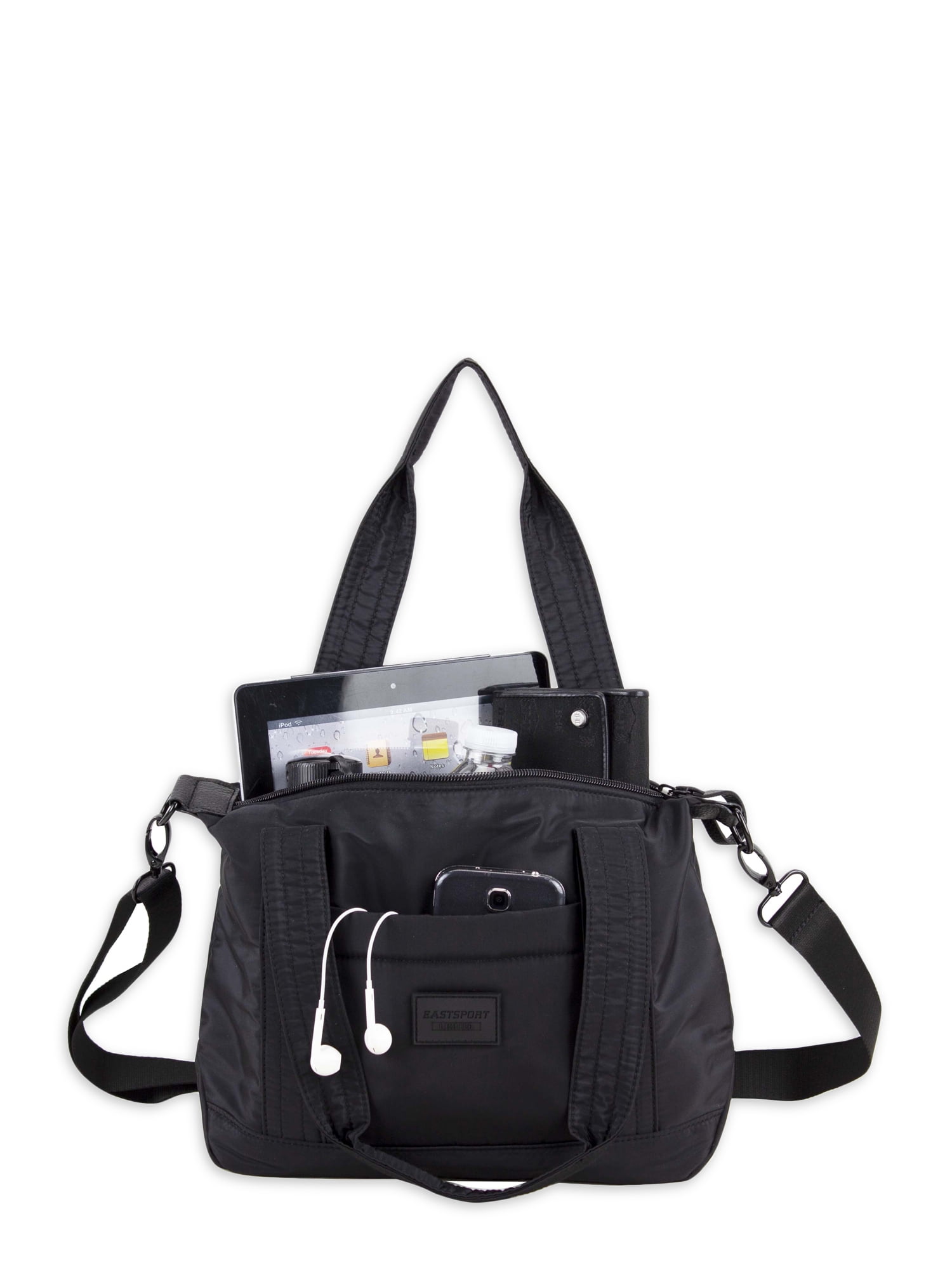 Eastsport Limited Mini Soft Puffy Weekender Bag, Black